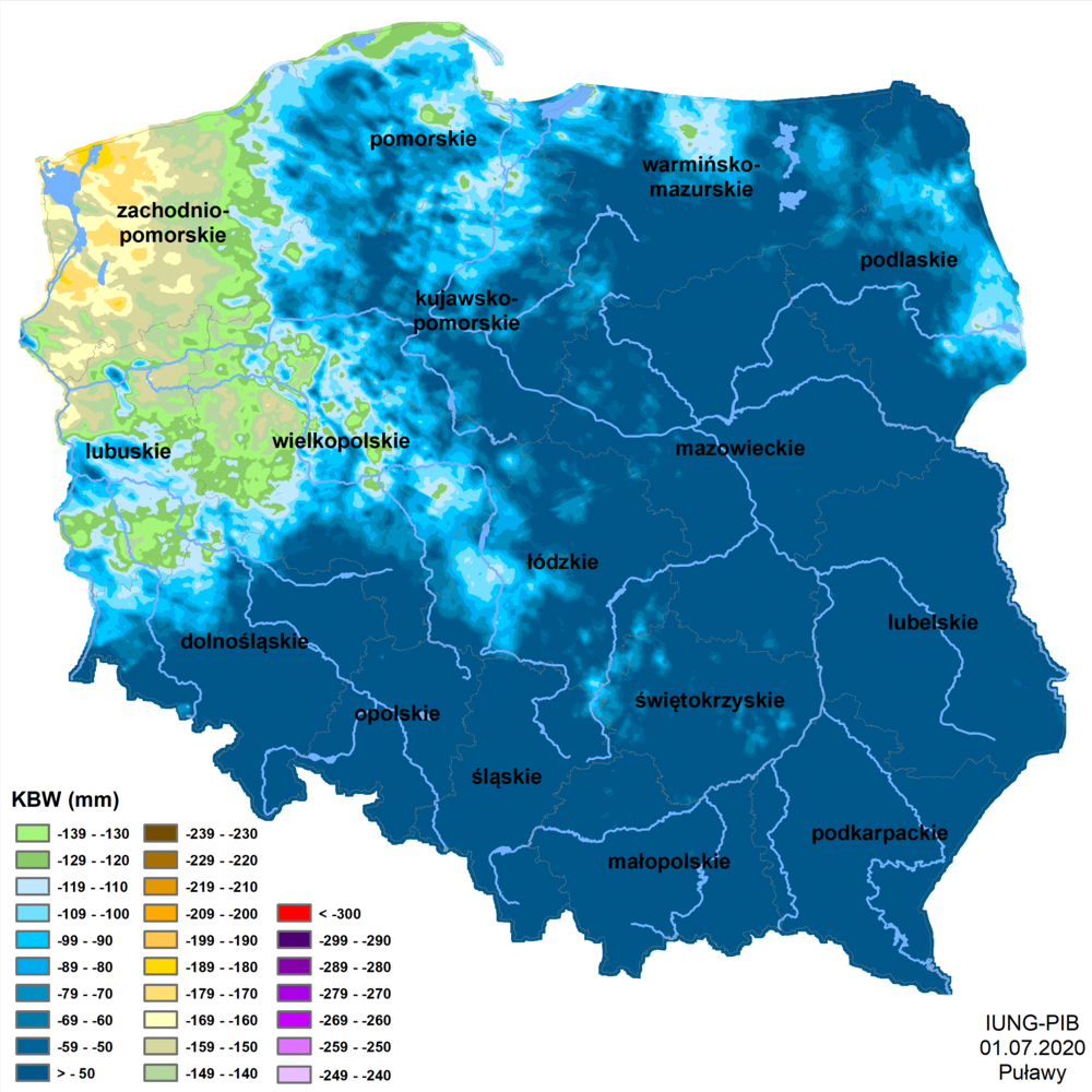 Komunikat nr 5 dotyczyczący suszy rolniczej.