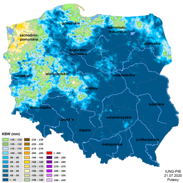 Komunikat nr 7 dotyczyczący suszy rolniczej.