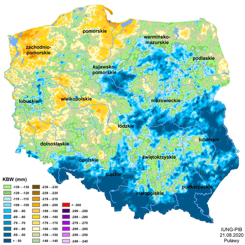 Komunikat nr 10 dotyczyczący suszy rolniczej.