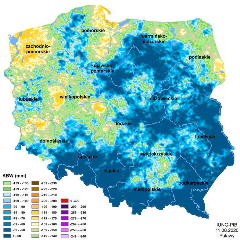 Komunikat nr 9 dotyczyczący suszy rolniczej.