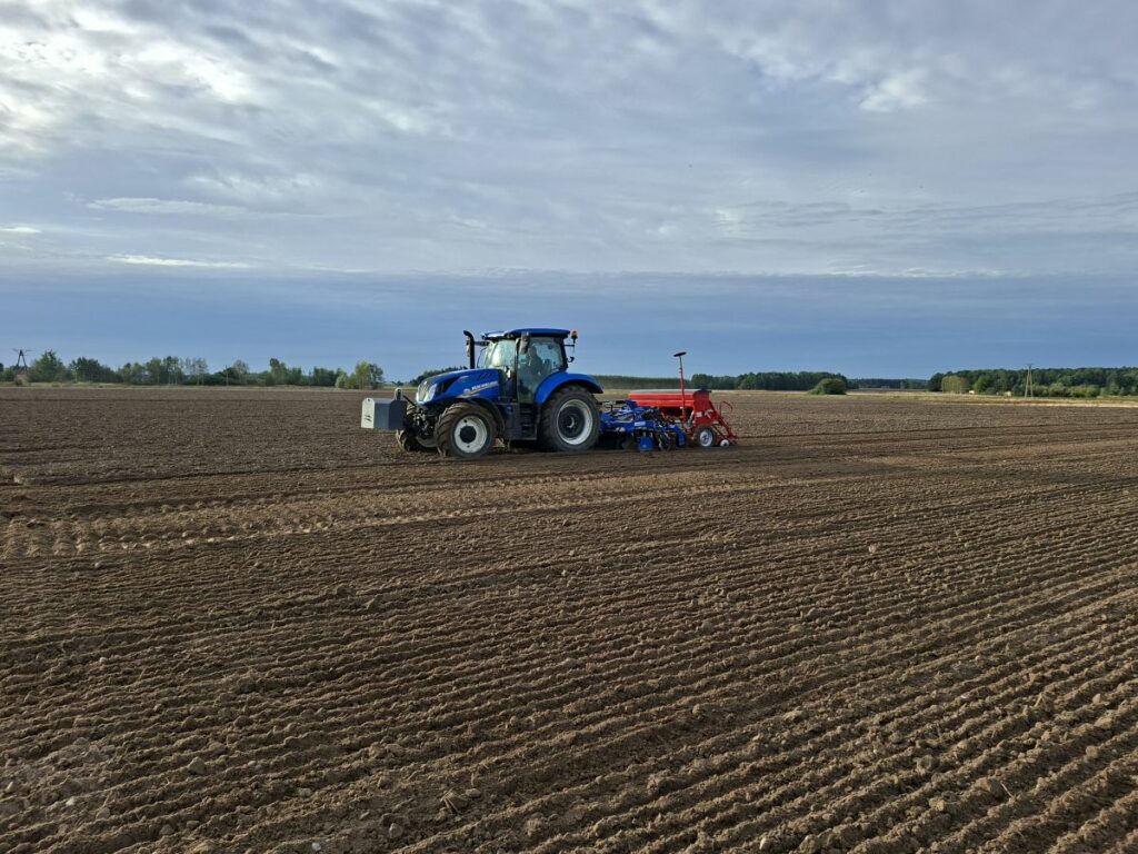 RZD Grabów - Siew jęczmienia oz