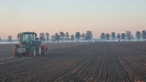 RZD Błonie-Topola - siew pszenicy ozimej
