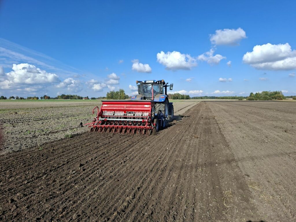 RZD Grabów - Siew pszenicy ozimej