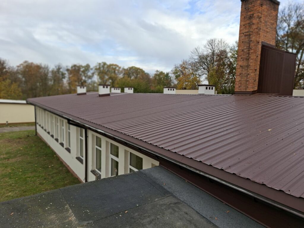 RZD Grabów - Nowy dach na pracowni działu doświadczalnego