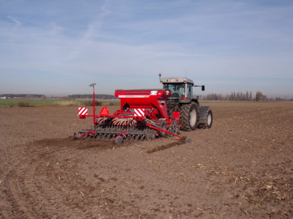 RZD Baborówko - Siew pszenicy ozimej po zbiorze kukurydzy
